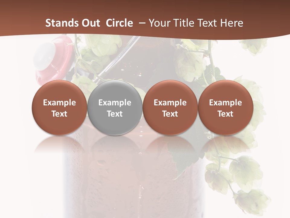 Brewing Fresh Ingredient PowerPoint Template