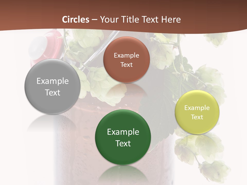 Brewing Fresh Ingredient PowerPoint Template