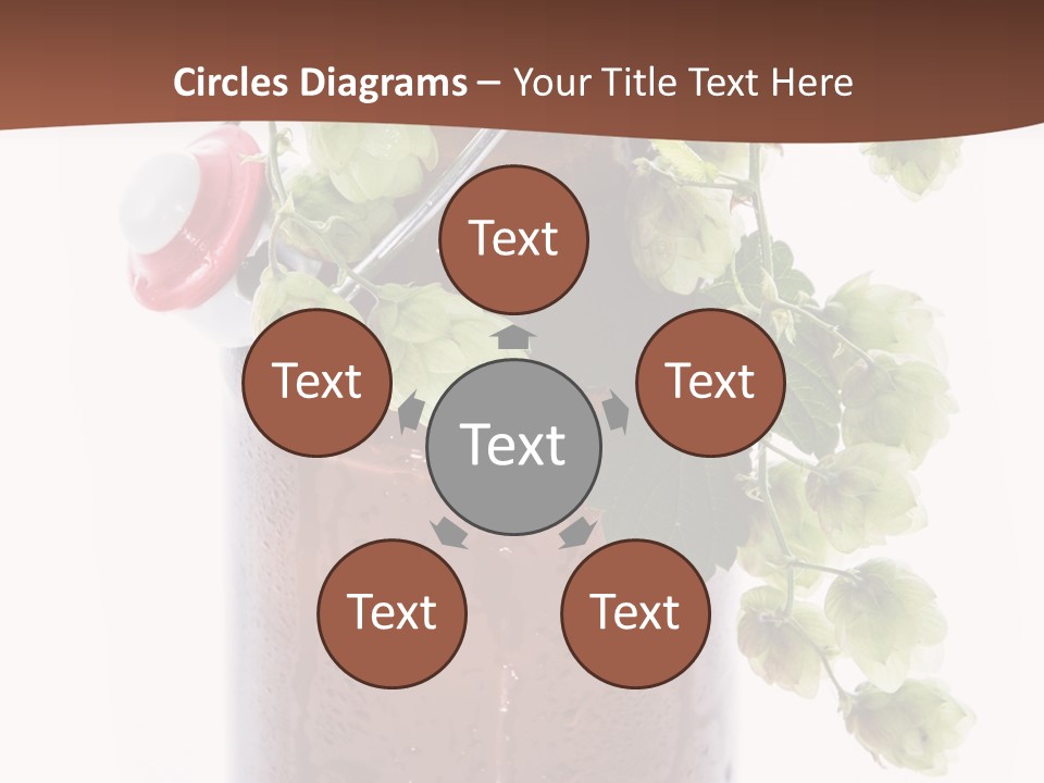 Brewing Fresh Ingredient PowerPoint Template