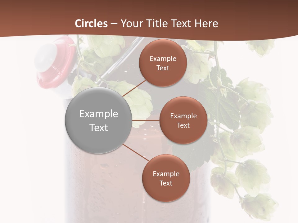 Brewing Fresh Ingredient PowerPoint Template