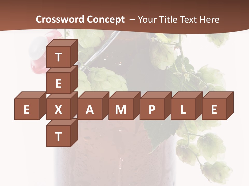 Brewing Fresh Ingredient PowerPoint Template
