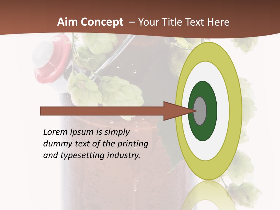 Brewing Fresh Ingredient PowerPoint Template
