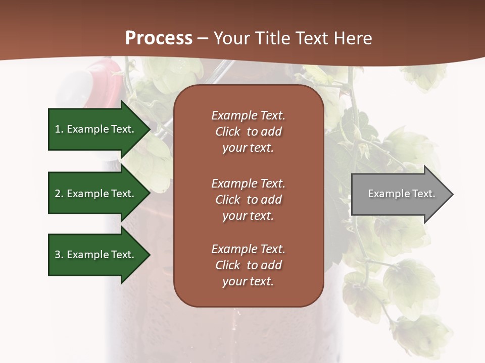Brewing Fresh Ingredient PowerPoint Template