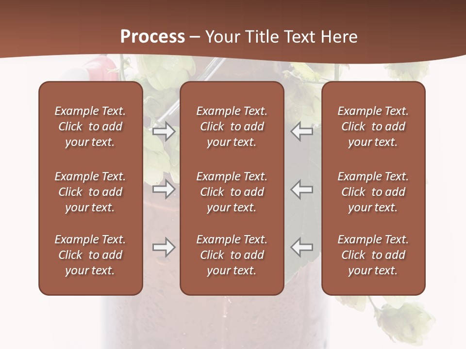Brewing Fresh Ingredient PowerPoint Template