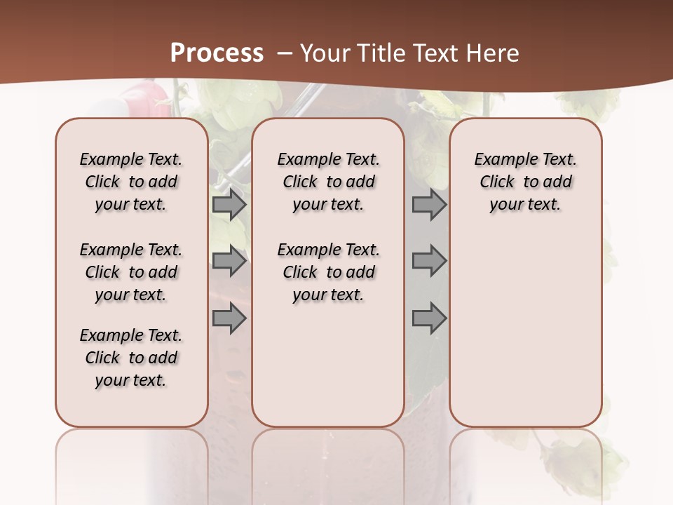 Brewing Fresh Ingredient PowerPoint Template