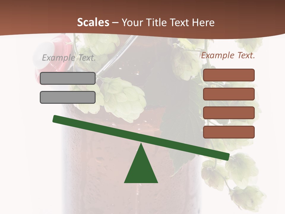 Brewing Fresh Ingredient PowerPoint Template