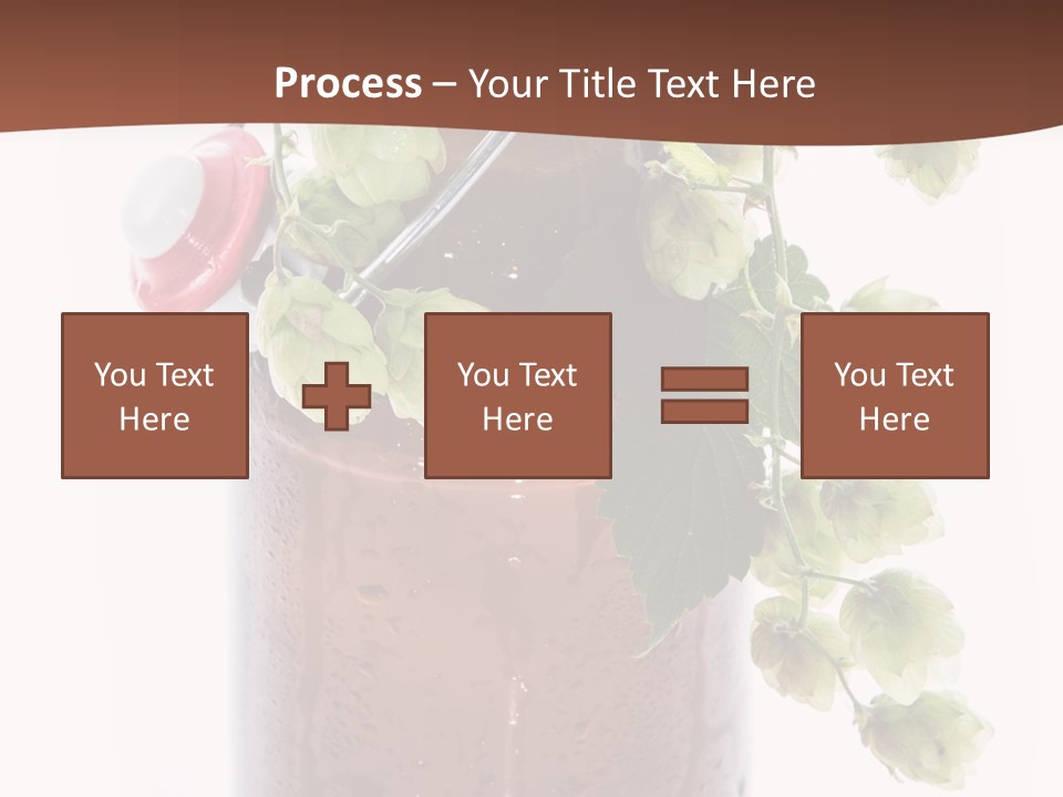 Brewing Fresh Ingredient PowerPoint Template