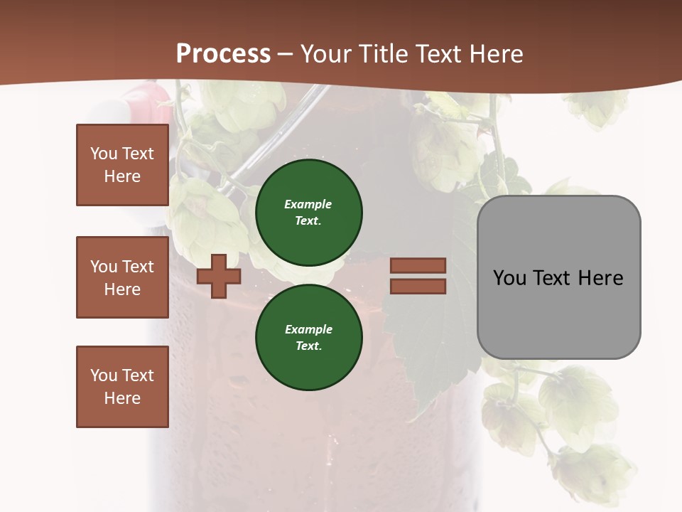 Brewing Fresh Ingredient PowerPoint Template