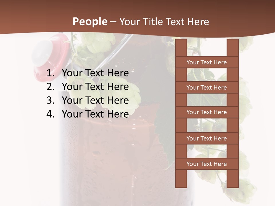 Brewing Fresh Ingredient PowerPoint Template