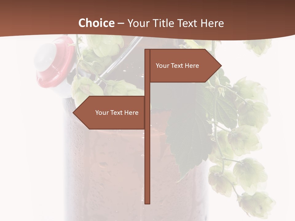 Brewing Fresh Ingredient PowerPoint Template