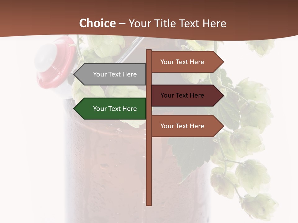 Brewing Fresh Ingredient PowerPoint Template