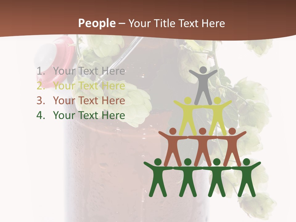 Brewing Fresh Ingredient PowerPoint Template