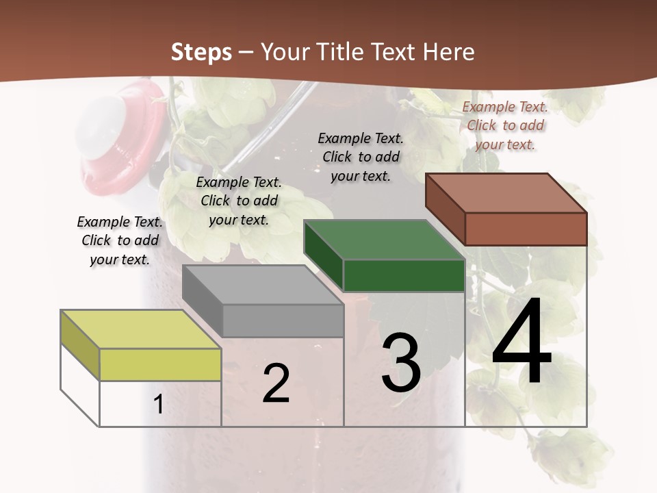 Brewing Fresh Ingredient PowerPoint Template