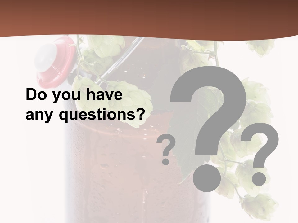 Brewing Fresh Ingredient PowerPoint Template