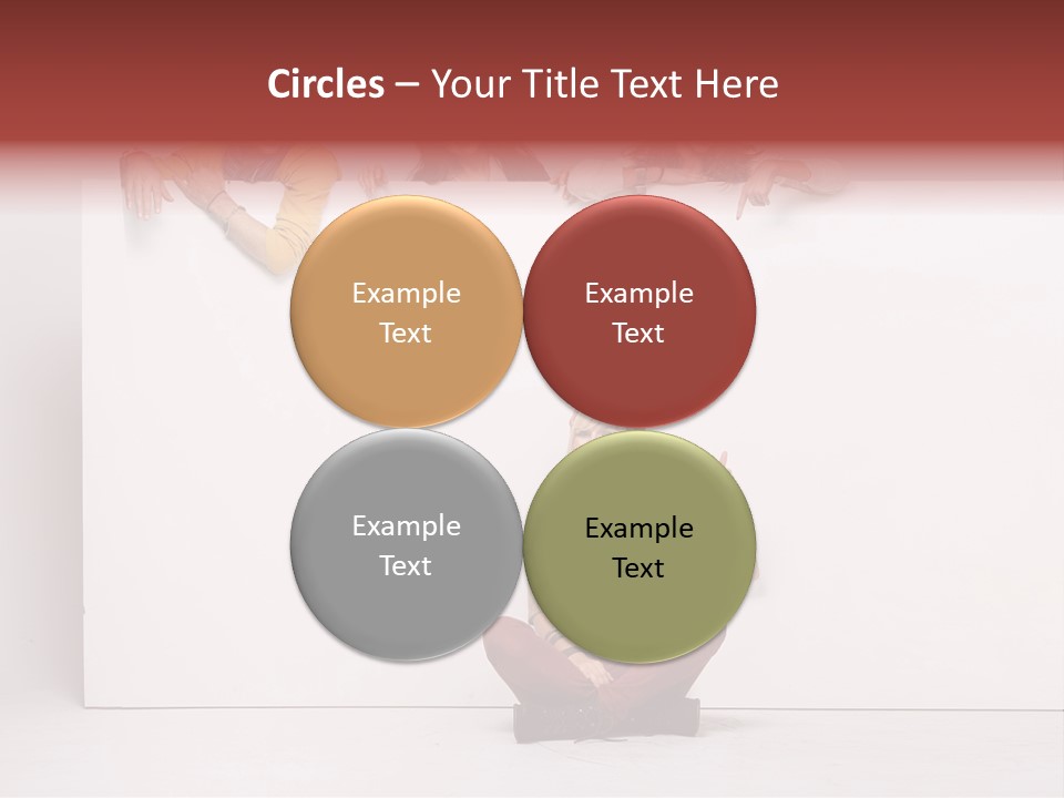 Isolated Caucasian White PowerPoint Template