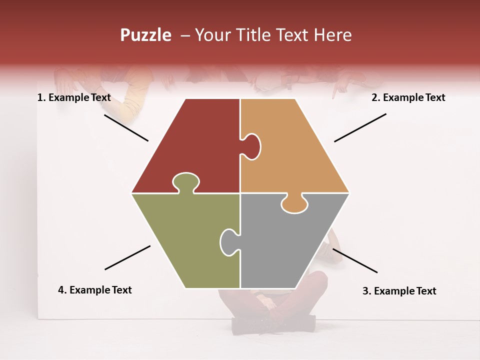 Isolated Caucasian White PowerPoint Template