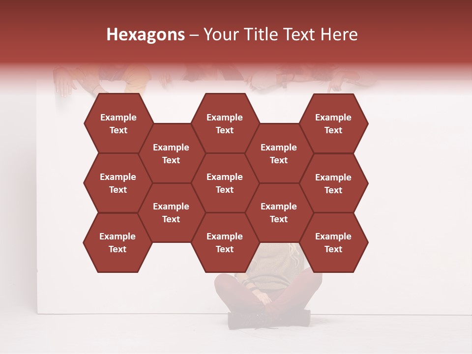 Isolated Caucasian White PowerPoint Template