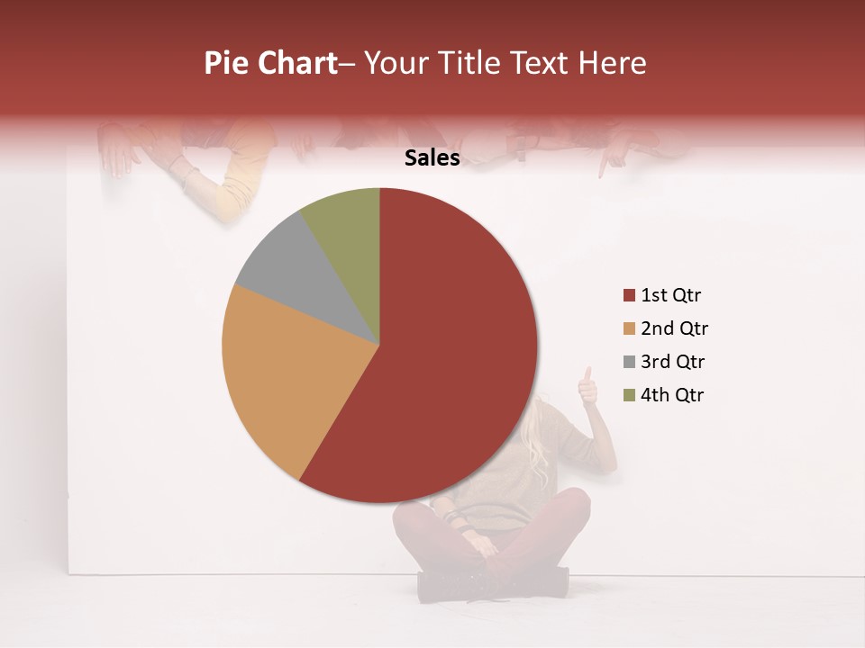 Isolated Caucasian White PowerPoint Template