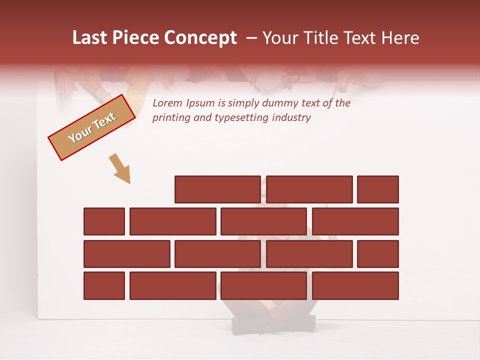 Isolated Caucasian White PowerPoint Template