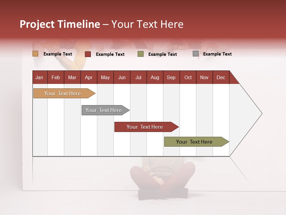 Isolated Caucasian White PowerPoint Template