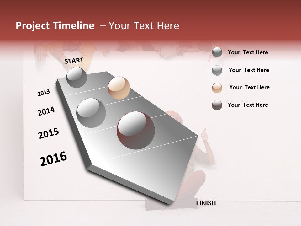 Isolated Caucasian White PowerPoint Template