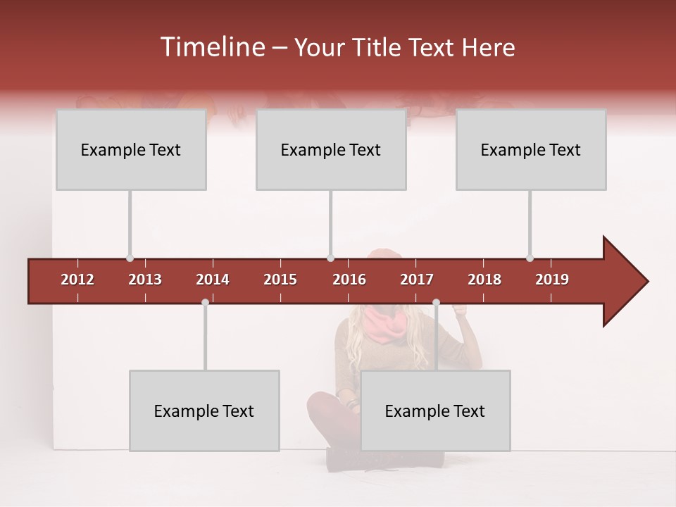 Isolated Caucasian White PowerPoint Template