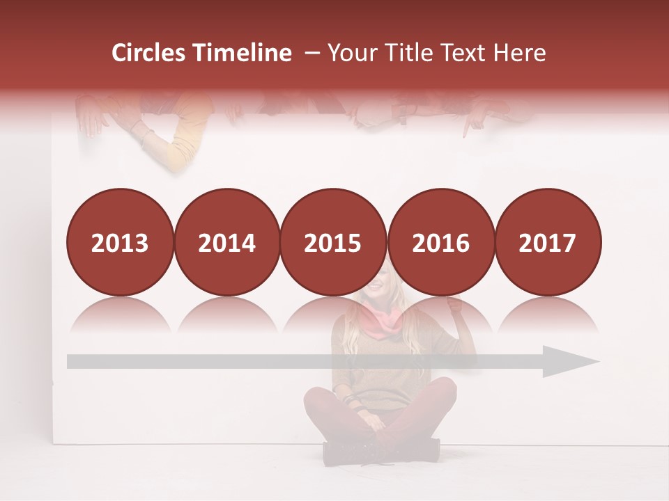 Isolated Caucasian White PowerPoint Template