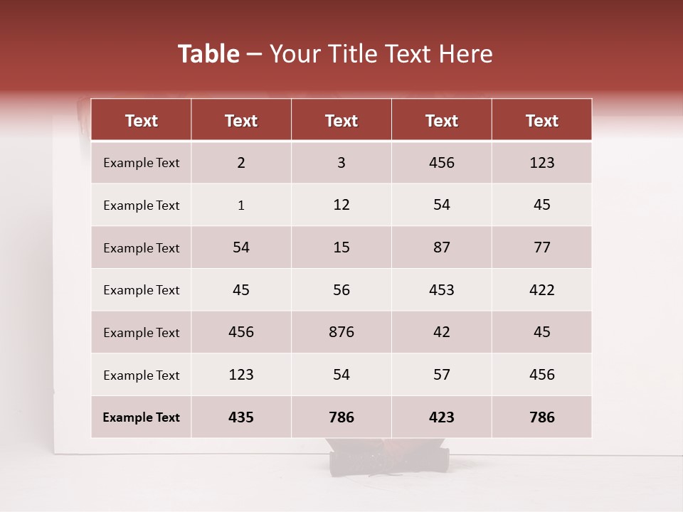 Isolated Caucasian White PowerPoint Template