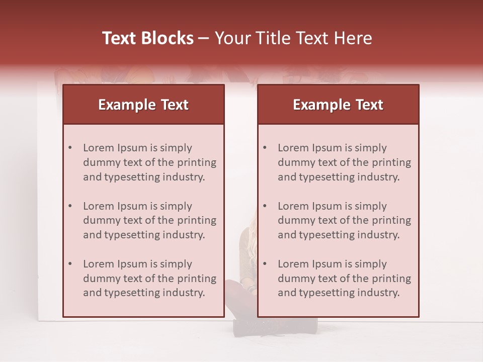 Isolated Caucasian White PowerPoint Template
