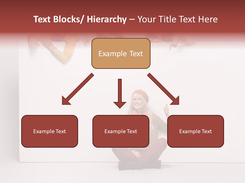 Isolated Caucasian White PowerPoint Template