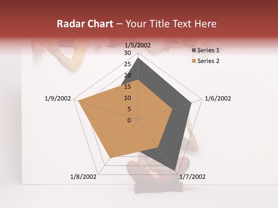 Isolated Caucasian White PowerPoint Template