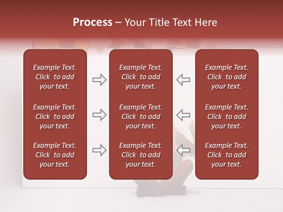 Isolated Caucasian White PowerPoint Template