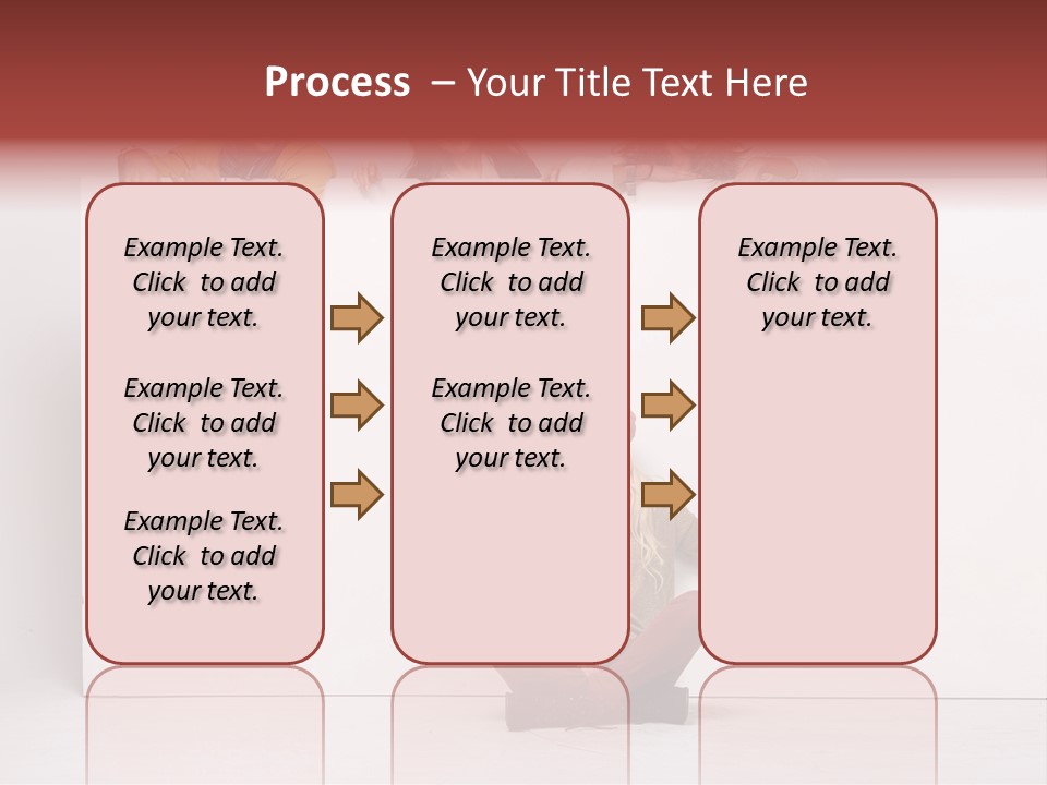 Isolated Caucasian White PowerPoint Template