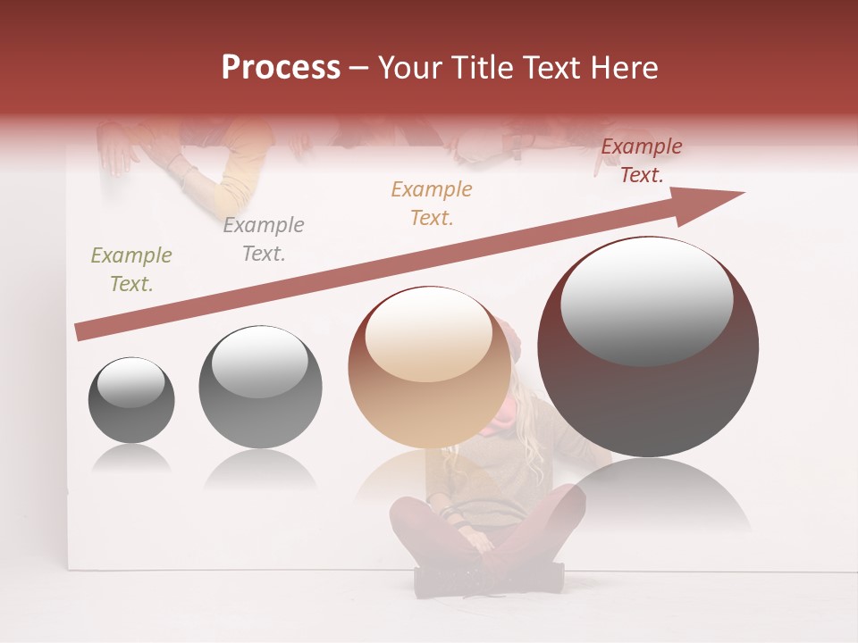 Isolated Caucasian White PowerPoint Template