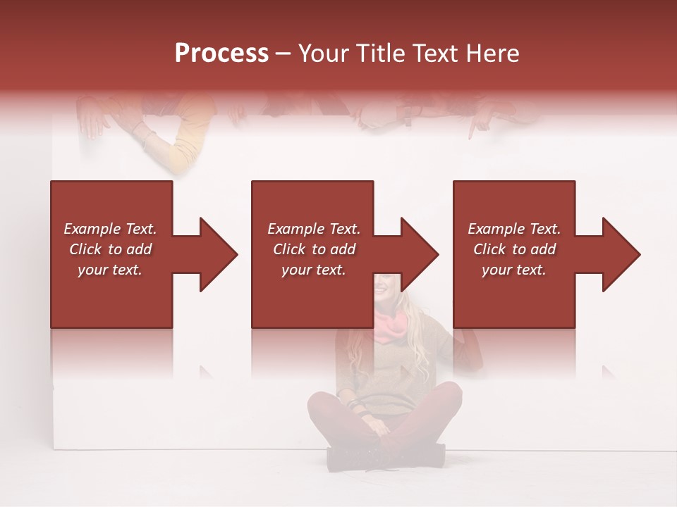Isolated Caucasian White PowerPoint Template