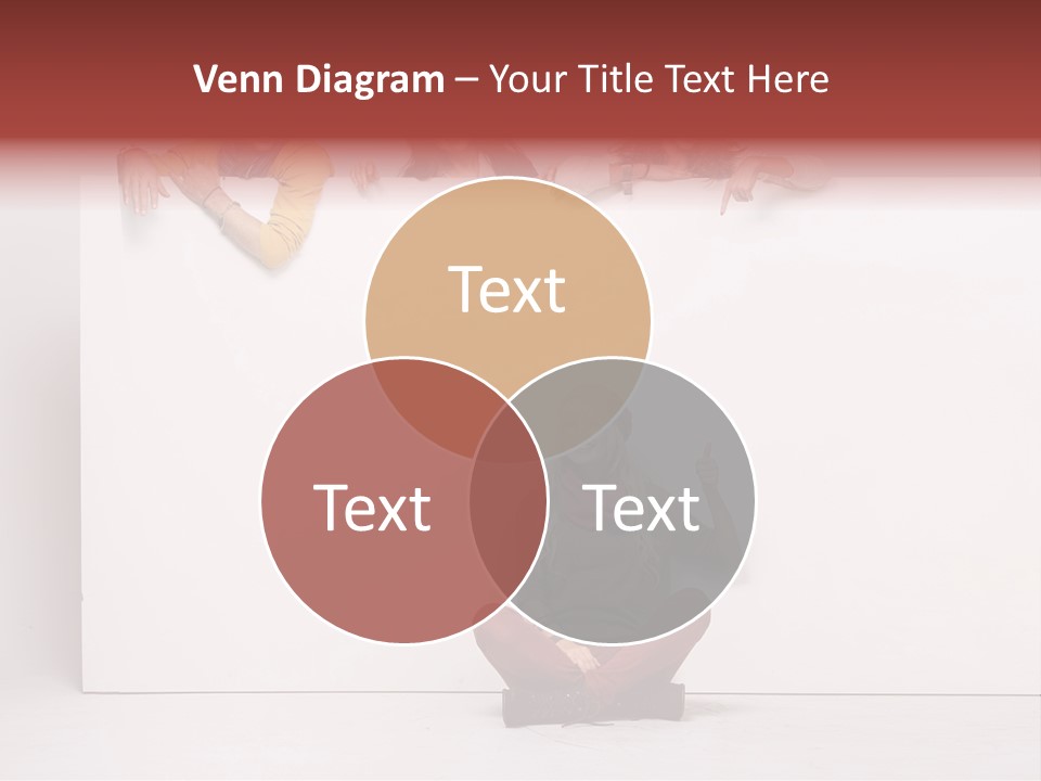 Isolated Caucasian White PowerPoint Template