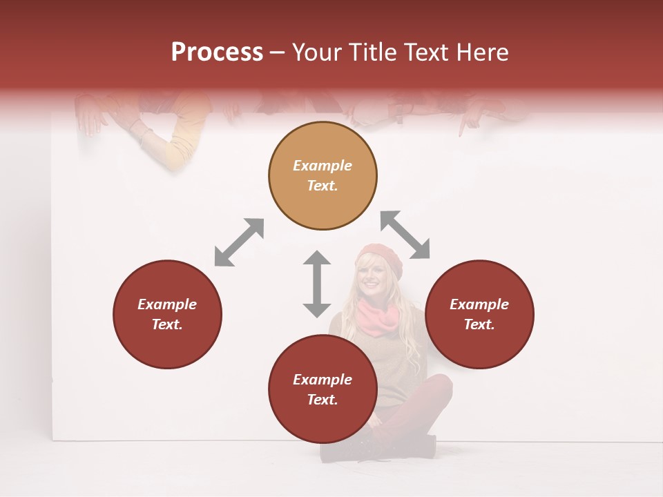 Isolated Caucasian White PowerPoint Template