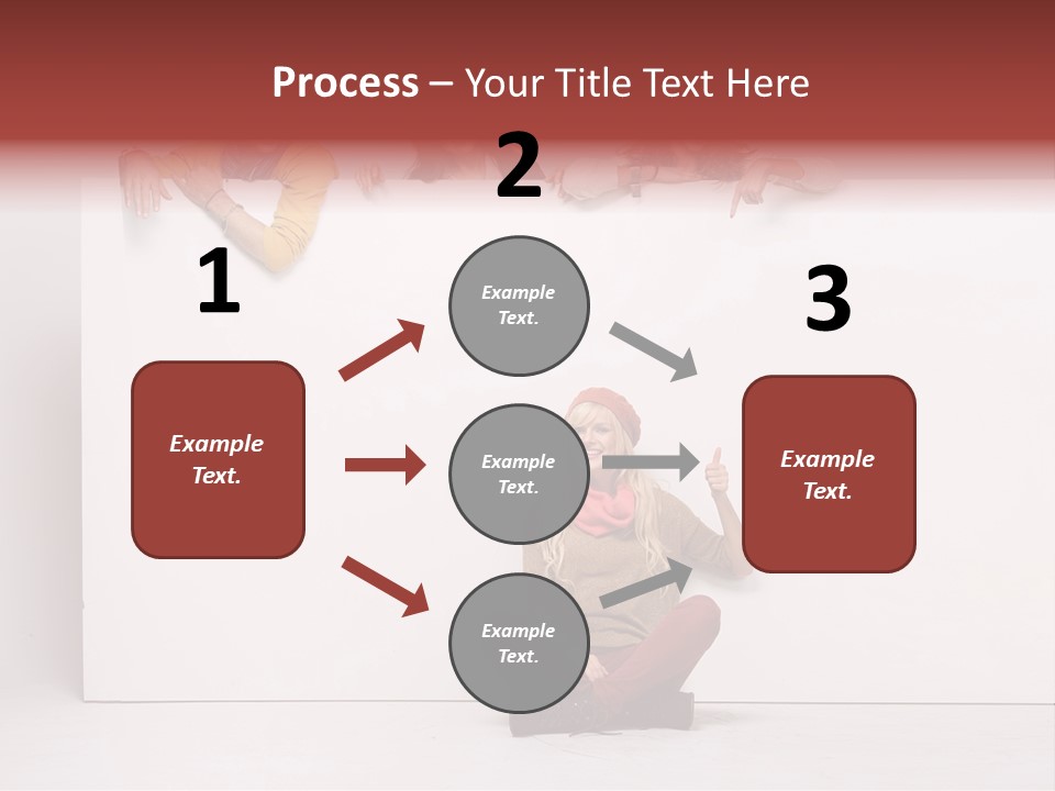 Isolated Caucasian White PowerPoint Template