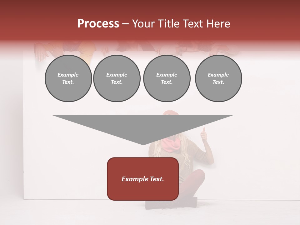 Isolated Caucasian White PowerPoint Template