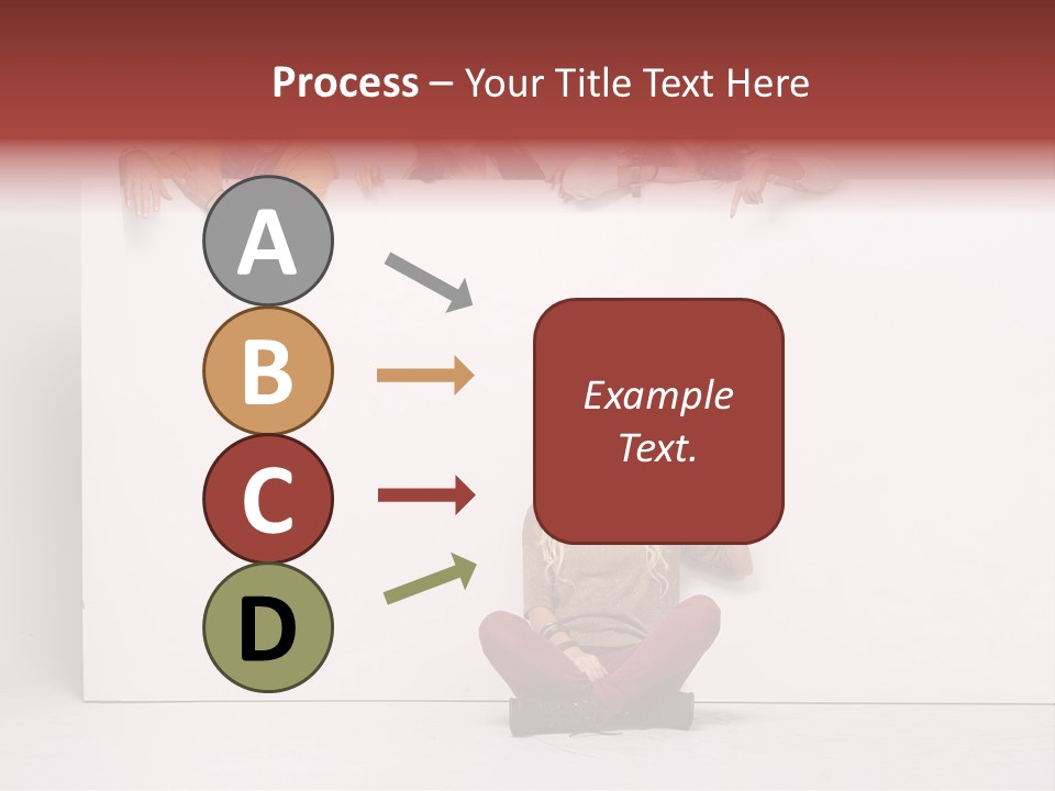 Isolated Caucasian White PowerPoint Template