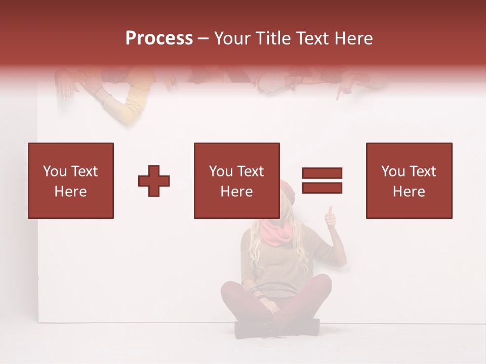 Isolated Caucasian White PowerPoint Template