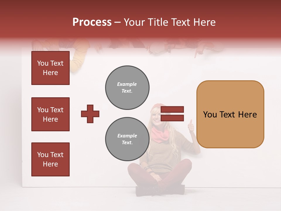 Isolated Caucasian White PowerPoint Template