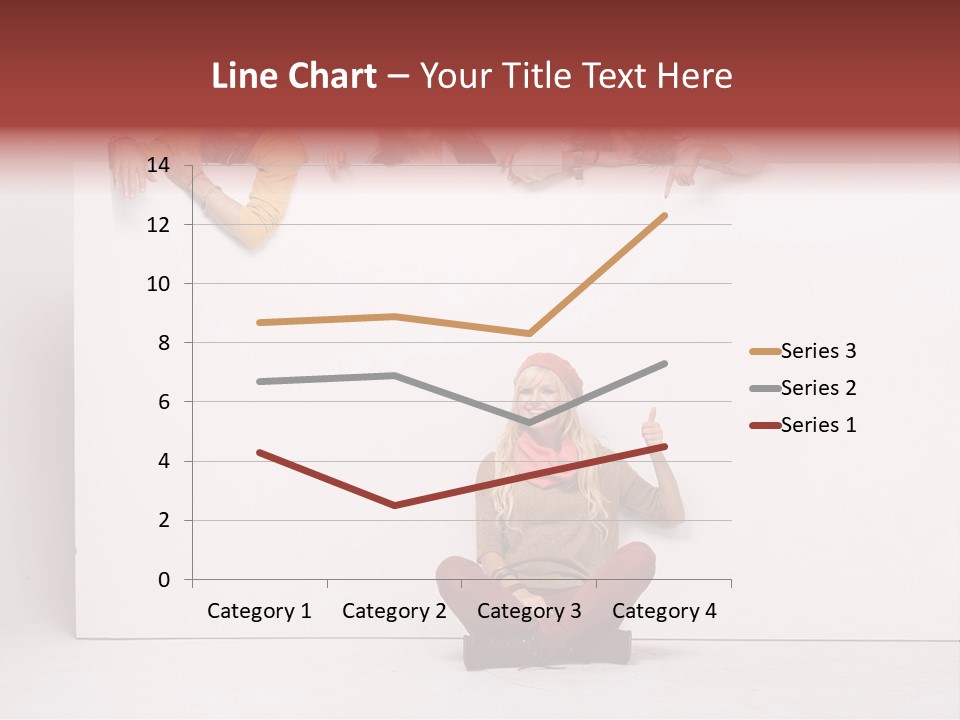 Isolated Caucasian White PowerPoint Template