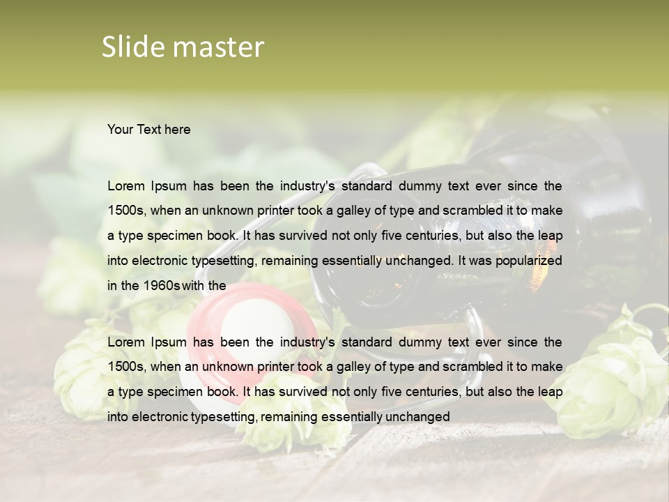 Pint Macro Brewed PowerPoint Template