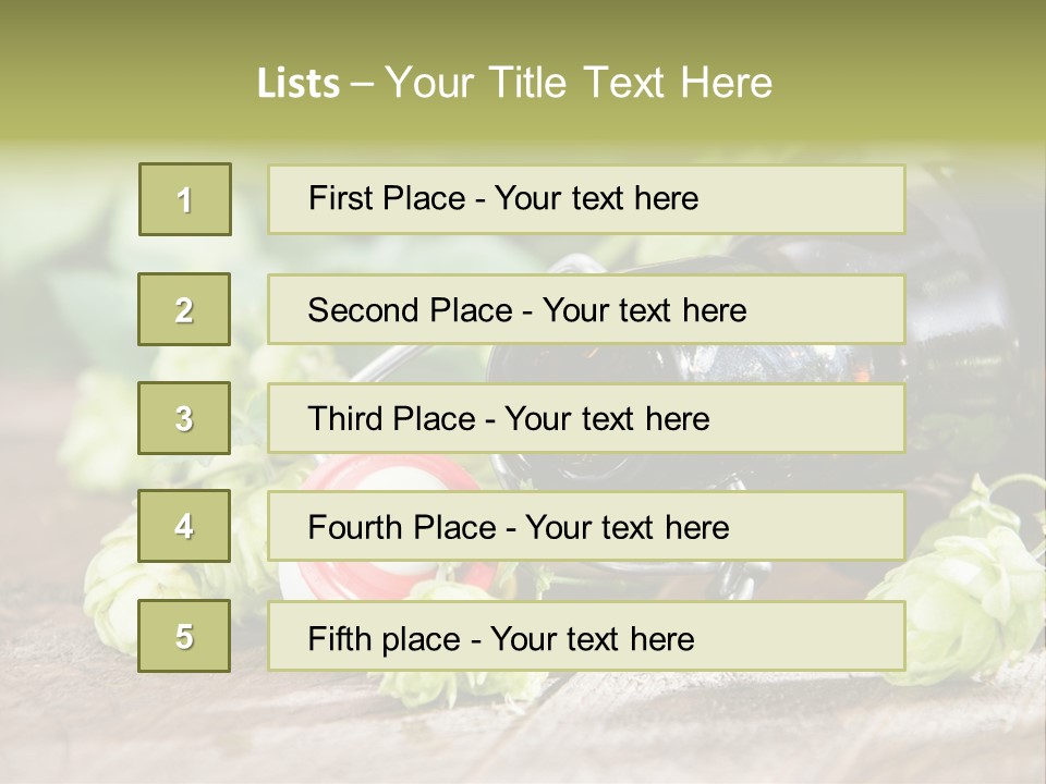 Pint Macro Brewed PowerPoint Template