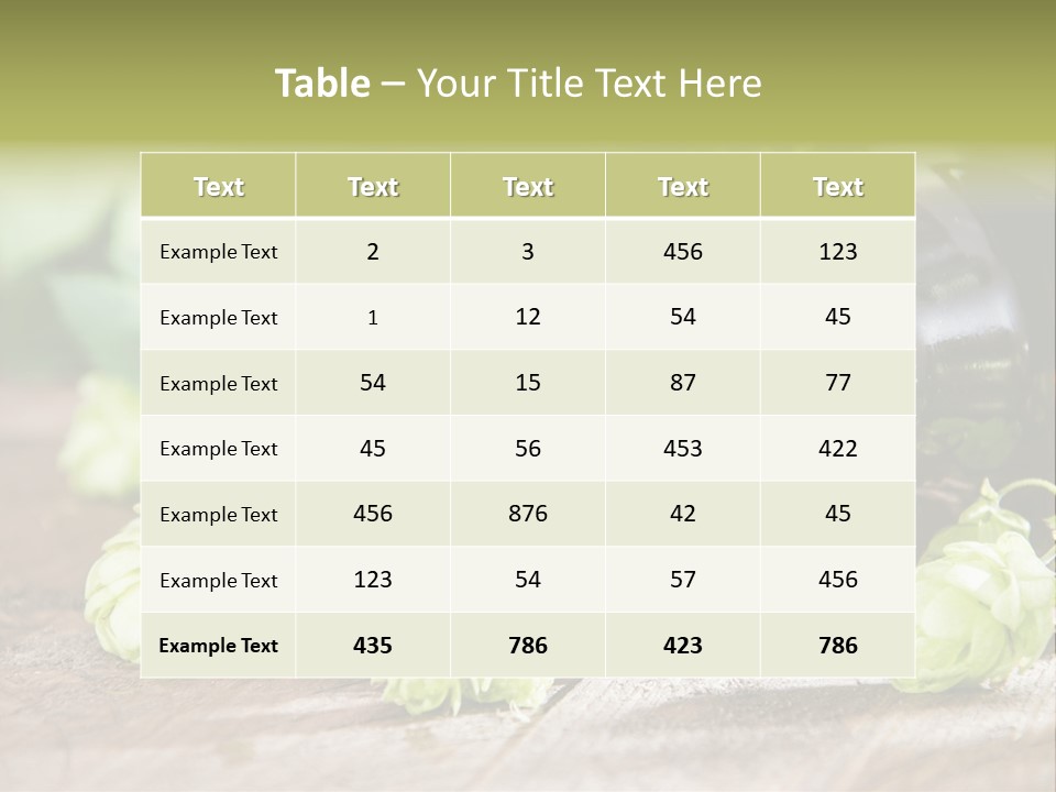 Pint Macro Brewed PowerPoint Template