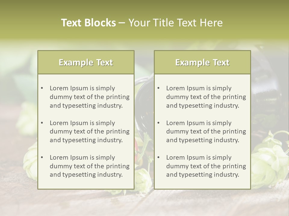 Pint Macro Brewed PowerPoint Template