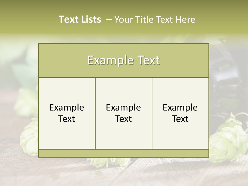 Pint Macro Brewed PowerPoint Template