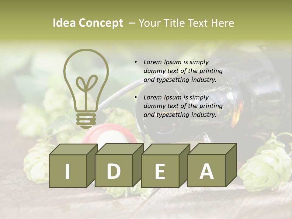 Pint Macro Brewed PowerPoint Template