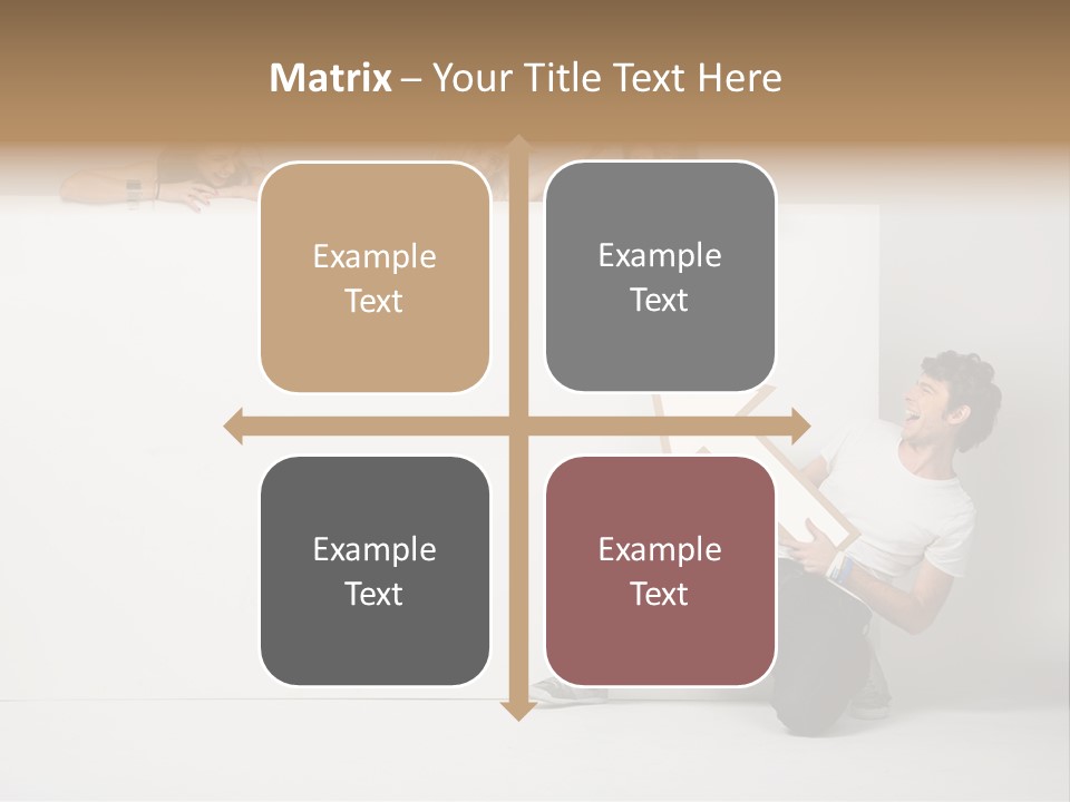 Present Empty Finger PowerPoint Template
